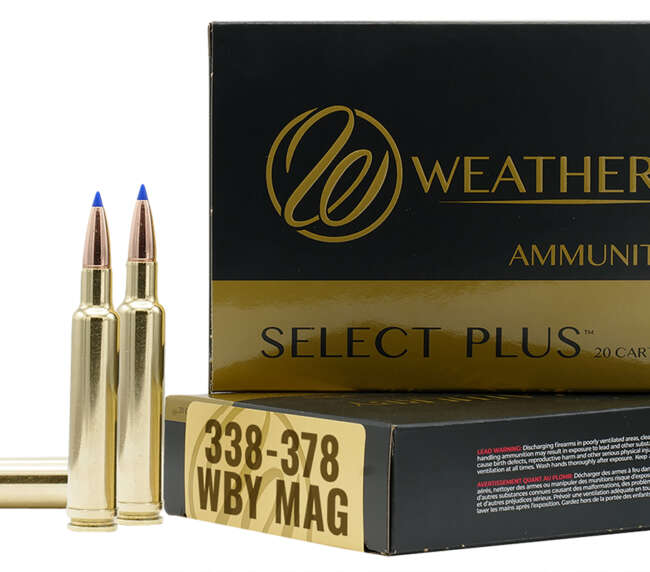 WEATHERBY 338-378WBY 262GR HAMMER CUSTOM