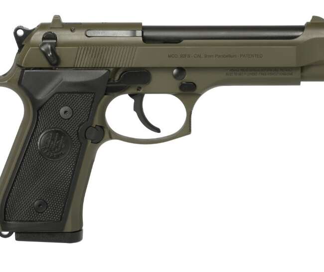 BERETTA 92FS 9MM OD GREEN 4.9" 15+1