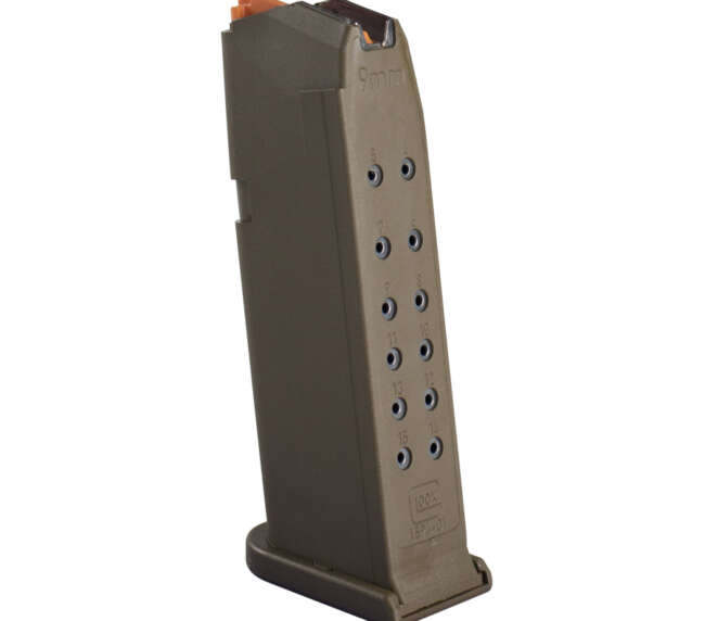 GLOCK MAGAZINE G19 9MM 15RD FDE PKG