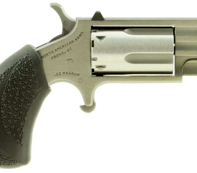 NORTH AMERICAN ARMS PUG 22MAG REV 1" SS TRITIUM PB