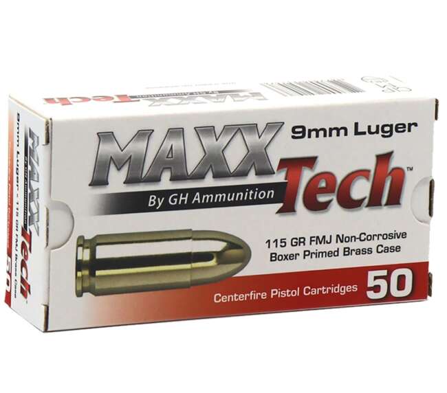 MAX 9MM 115GR FMJ 50RD
