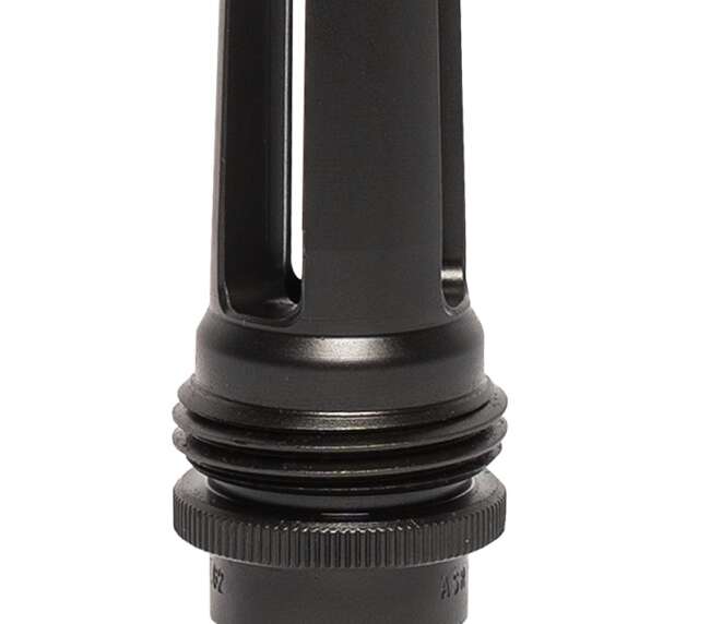 SILENCERCO ASR FLASH HIDER PIN/WLD 1/2X28