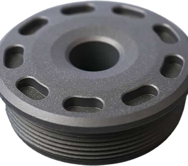 SILENCERCO BRAVO FRONT CAP TI 7.62MM BLK