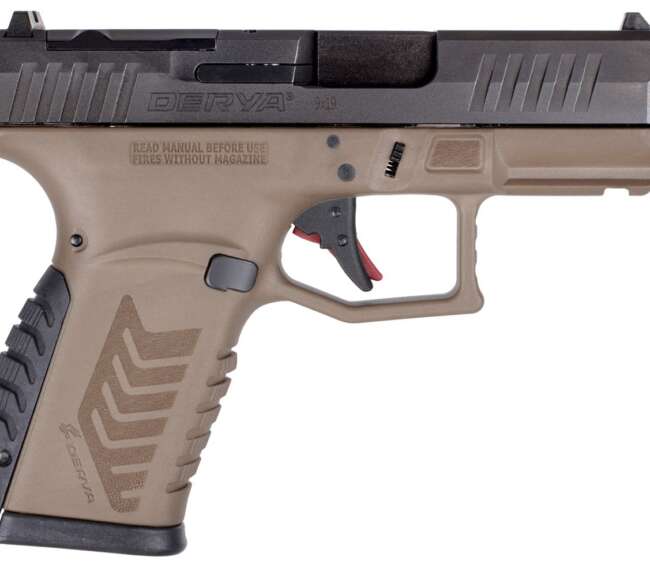 DERYA ARMS DY9Z 9MM BROWN/BLK 15+1 OR