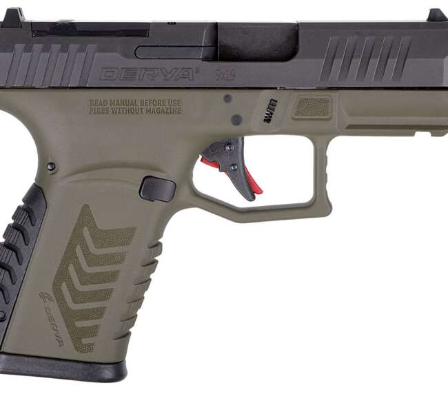 DERYA ARMS DY9Z 9MM ODG/BLK 10+1 OR