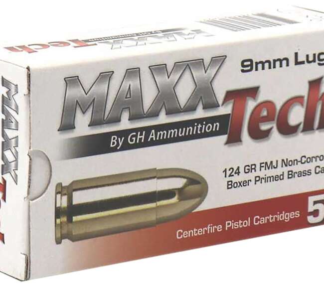 MAX 9MM 124GR FMJ 50RD