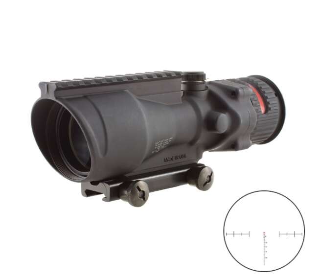 TRIJICON ACOG 6X48 50BMG BAC CHEVRN RED