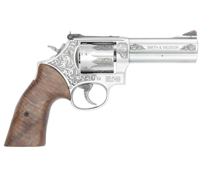 SMITH AND WESSON 686 PLUS 357MAG 4" SS 7RD ENG