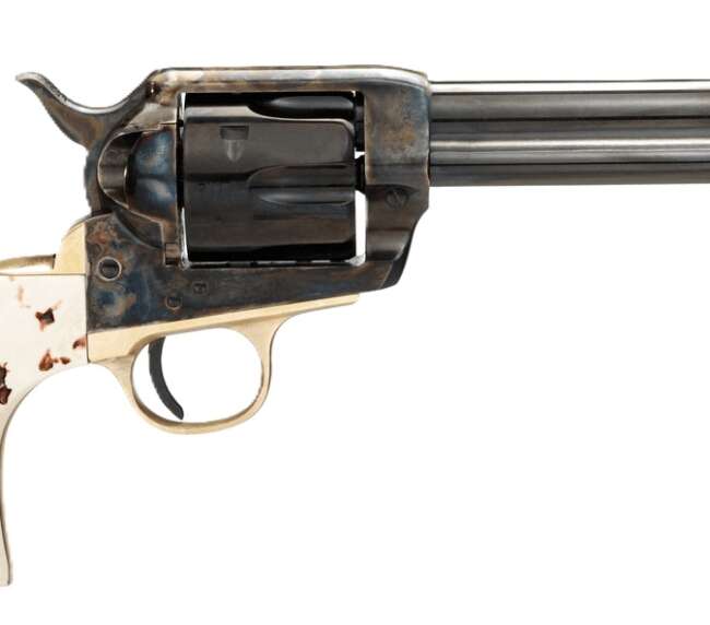 TAYLOR'S & COMPANY CATTLEMAN 357MAG BL/STAG 5.5"