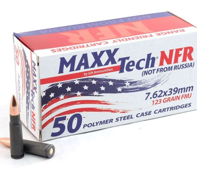 MAX 7.62X39 123GR NFR FMJ 20RD