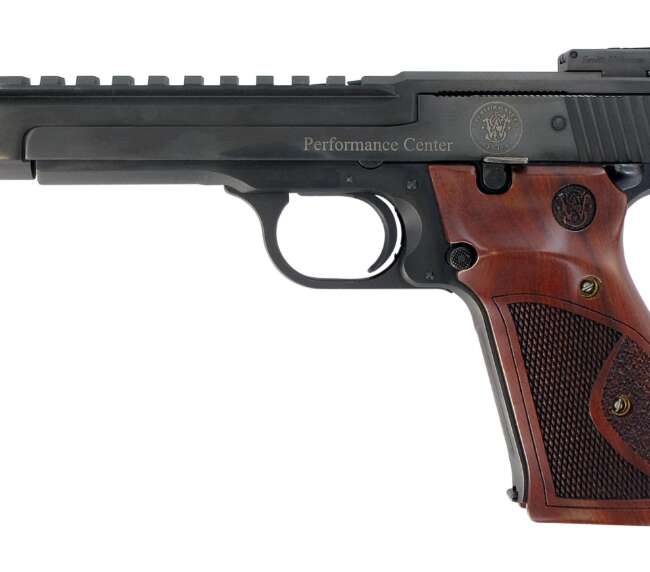 SMITH AND WESSON 41PC 22LR 10+1 BL/WD 5.5" AS