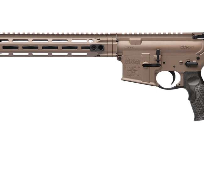 DANIEL DEFENSE DDM4 V7 5.56MM FDE 16" NO MAG