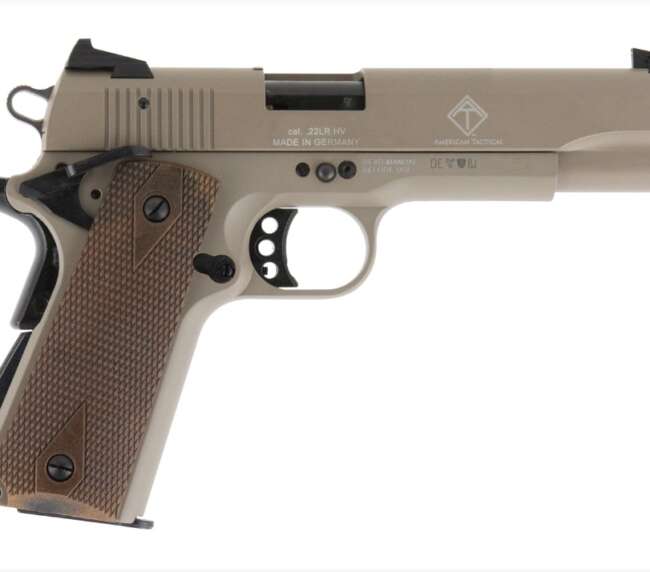 AMERICAN TACTICAL INC GSG M1911 22LR TAN/WD 5" 10+1