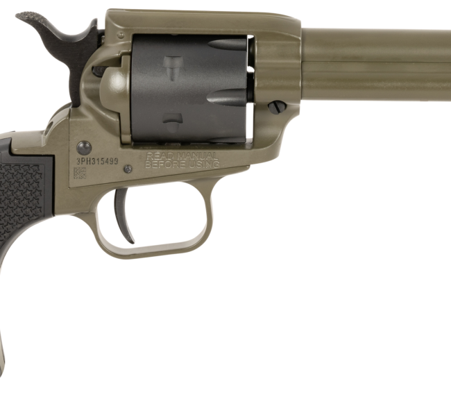HERITAGE MANUFACTURING 22LR ODG/BLK 4.75" FS