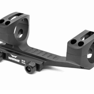 WARNE MOUNT SKEL 30MM MSR 20MOA BLK