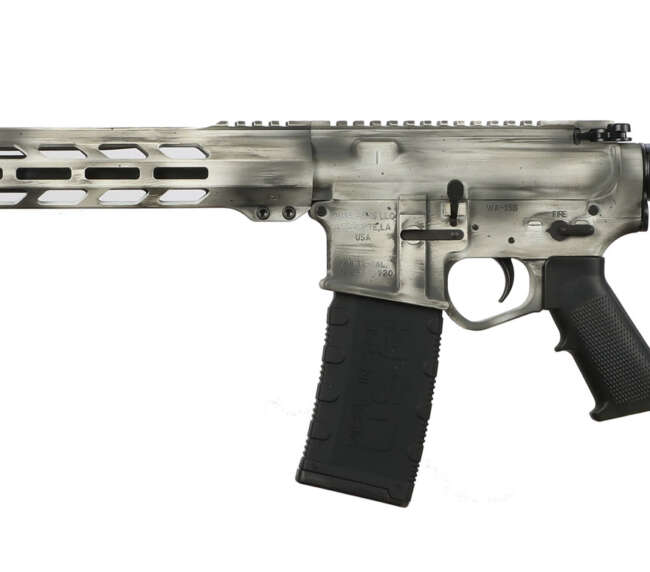 WISE ARMS WA-15B 5.56MM WHITE/GRY BW 16"