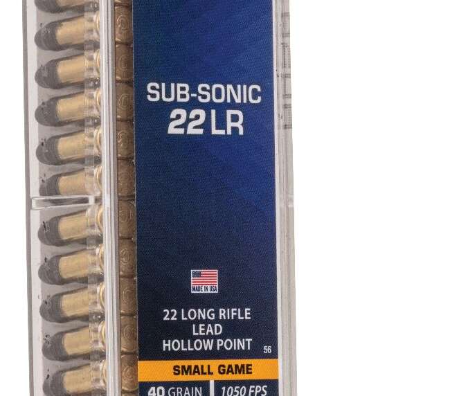 CCI 22LR 40GR SUB HP 100RD