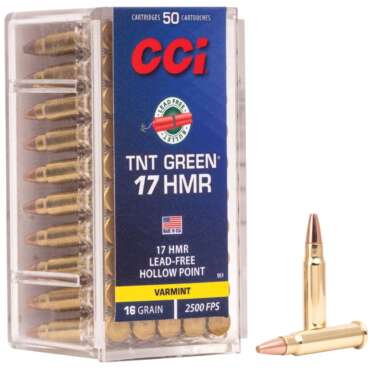CCI 17HMR 16GR TNTGREEN HP 50R