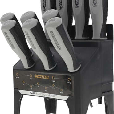WHE BNCH TOP SCRWDVR TORX 10PC