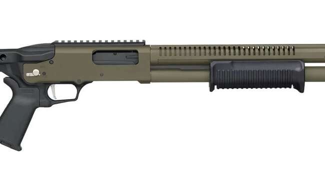 MOSSBERG 590R 12/18.5 6+1 ODG BREACHER