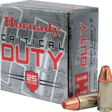 HRN 9MM+P 135GR CDUTY FLX 25RD
