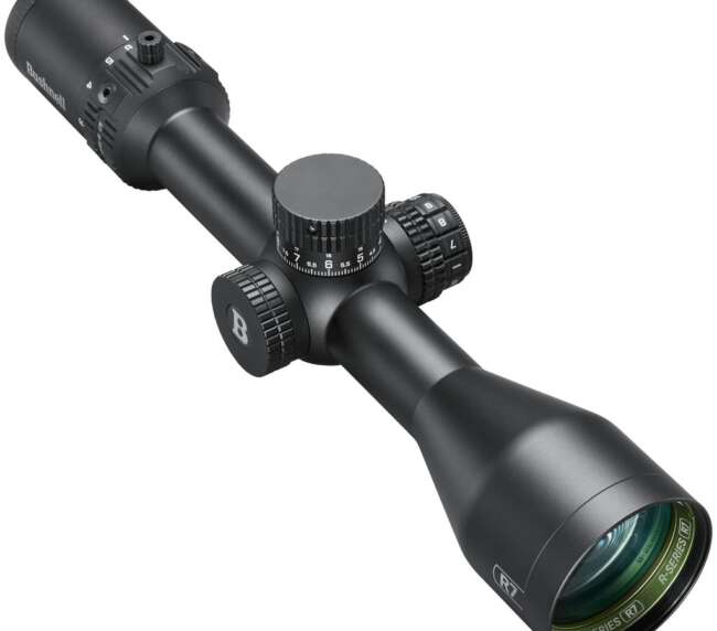 BUSHNELL R7 3-15X50 SFP MRAD HLDOVR BLK