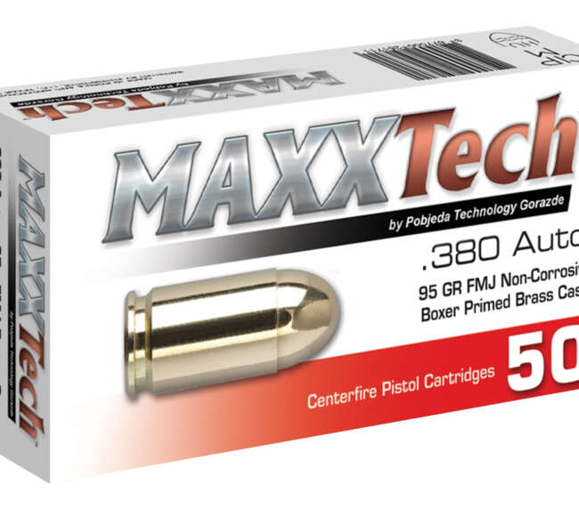 MAX 380 95GR FMJ 50RD