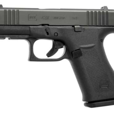 GLOCK G43X 9MM BLK 3.39" 15+1 FS FR