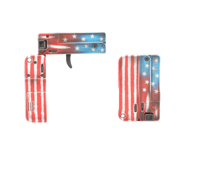 TRAILBLAZER FIREARMS LIFECARD 22LR USA FLAG