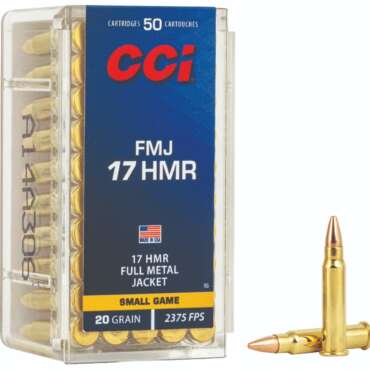 CCI 17HMR 20GR FMJ 50RD