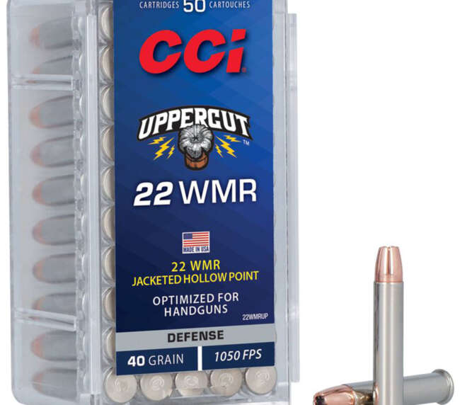 CCI 22M 40GR UPPERCUT JHP 50RD
