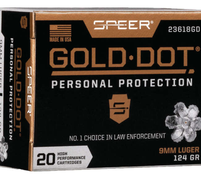 SPR 9MM 124GR GOLD HP 20RD