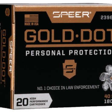 SPR 40SW 180GR GOLD HP 20RD