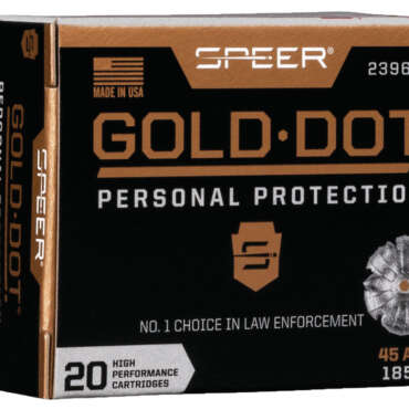 SPR 45AP 185GR GOLD HP 20RD