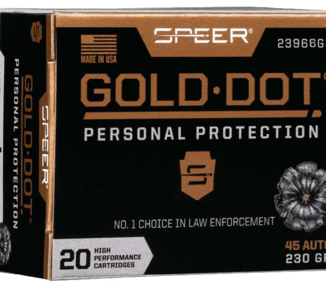 SPR 45AP 230GR GOLD HP 20RD
