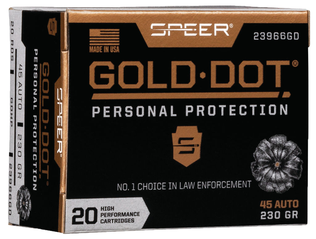 SPR 45AP 230GR GOLD HP 20RD
