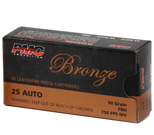 PMC 25AP 50GR BRO FMJ 50RD