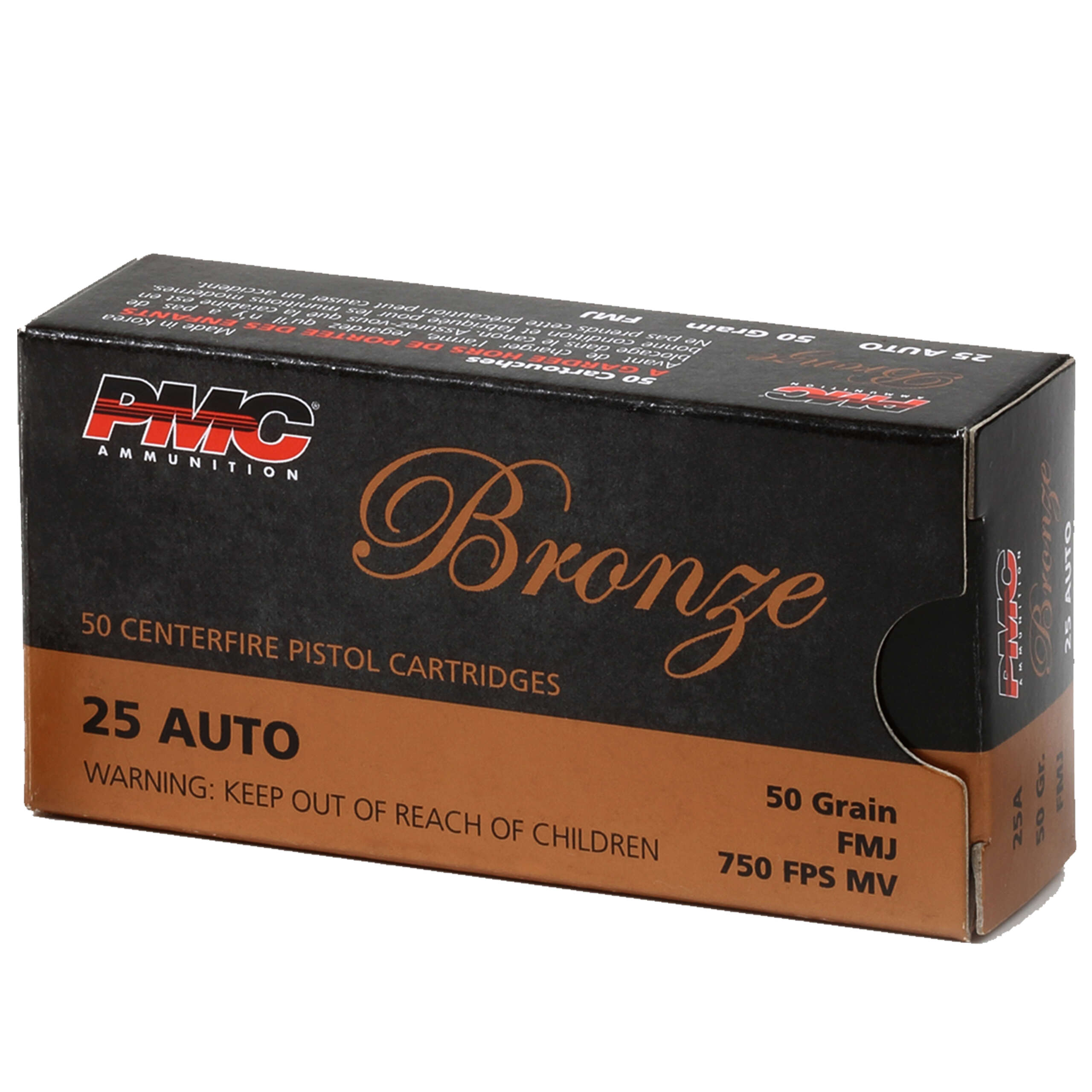 PMC 25AP 50GR BRO FMJ 50RD