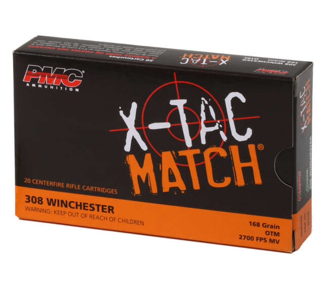 PMC 308 168GR XMATCH OTM 20RD