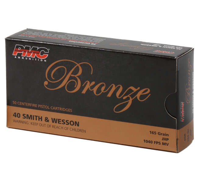 PMC 40SW 165GR BRO JHP 50RD