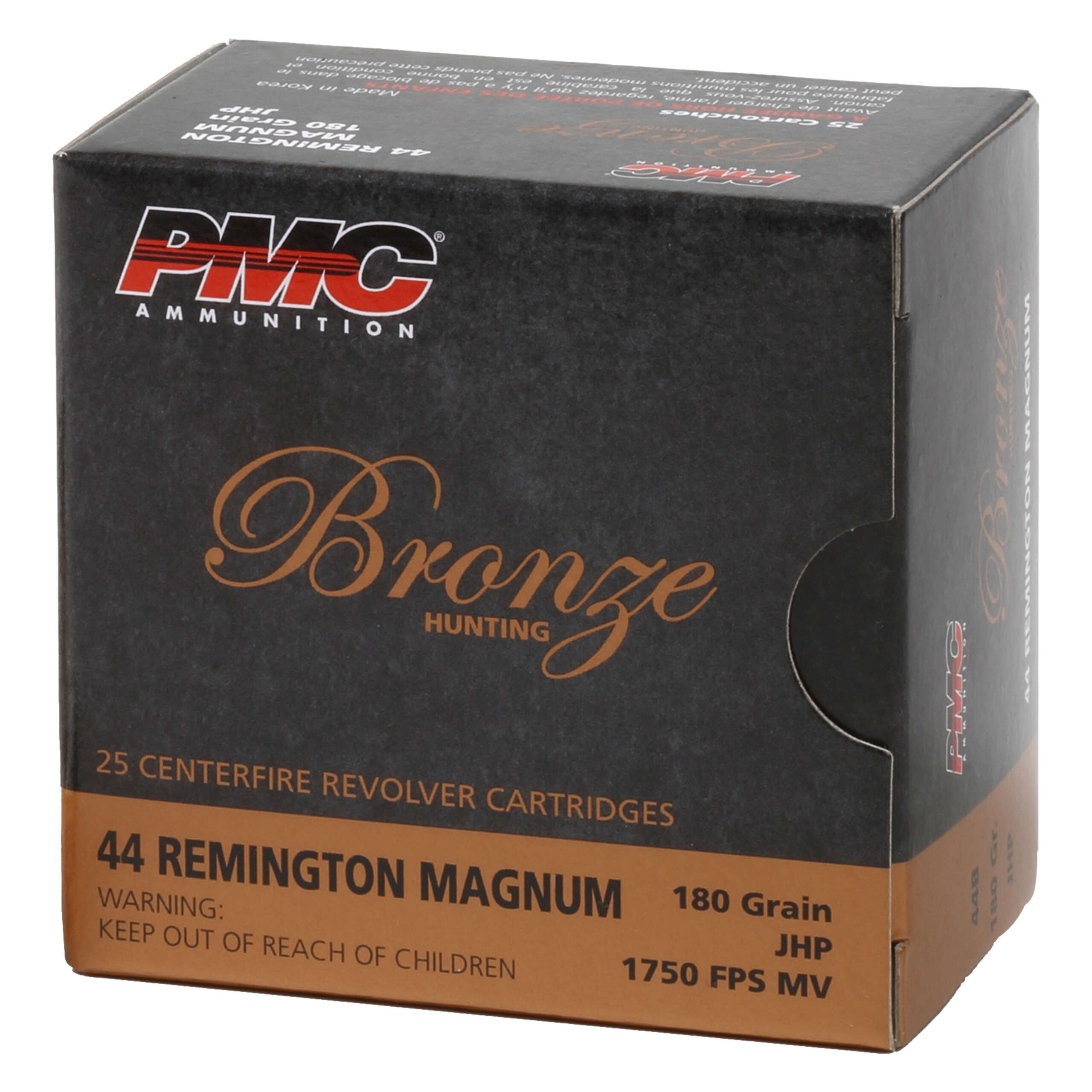 PMC 44M 180GR BRO JHP 25RD
