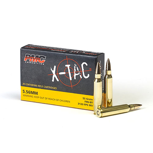 PMC 5.56 55GR XTC FMJBT 20RD