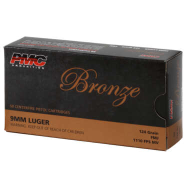PMC 9MM 124GR BRO FMJ 50RD