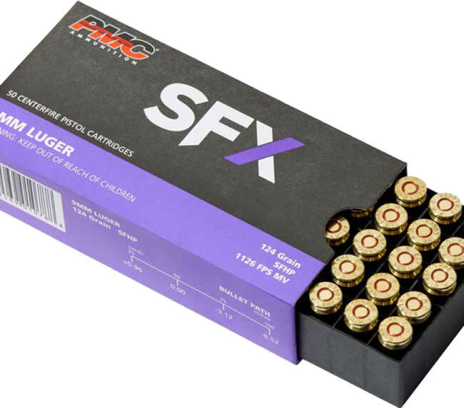 PMC 9MM 124GR SFX HP 50RD
