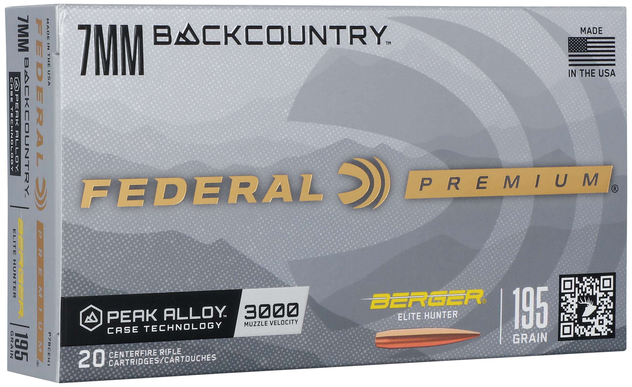 FDR 7MMBC 195GR BERGER ELT 20R