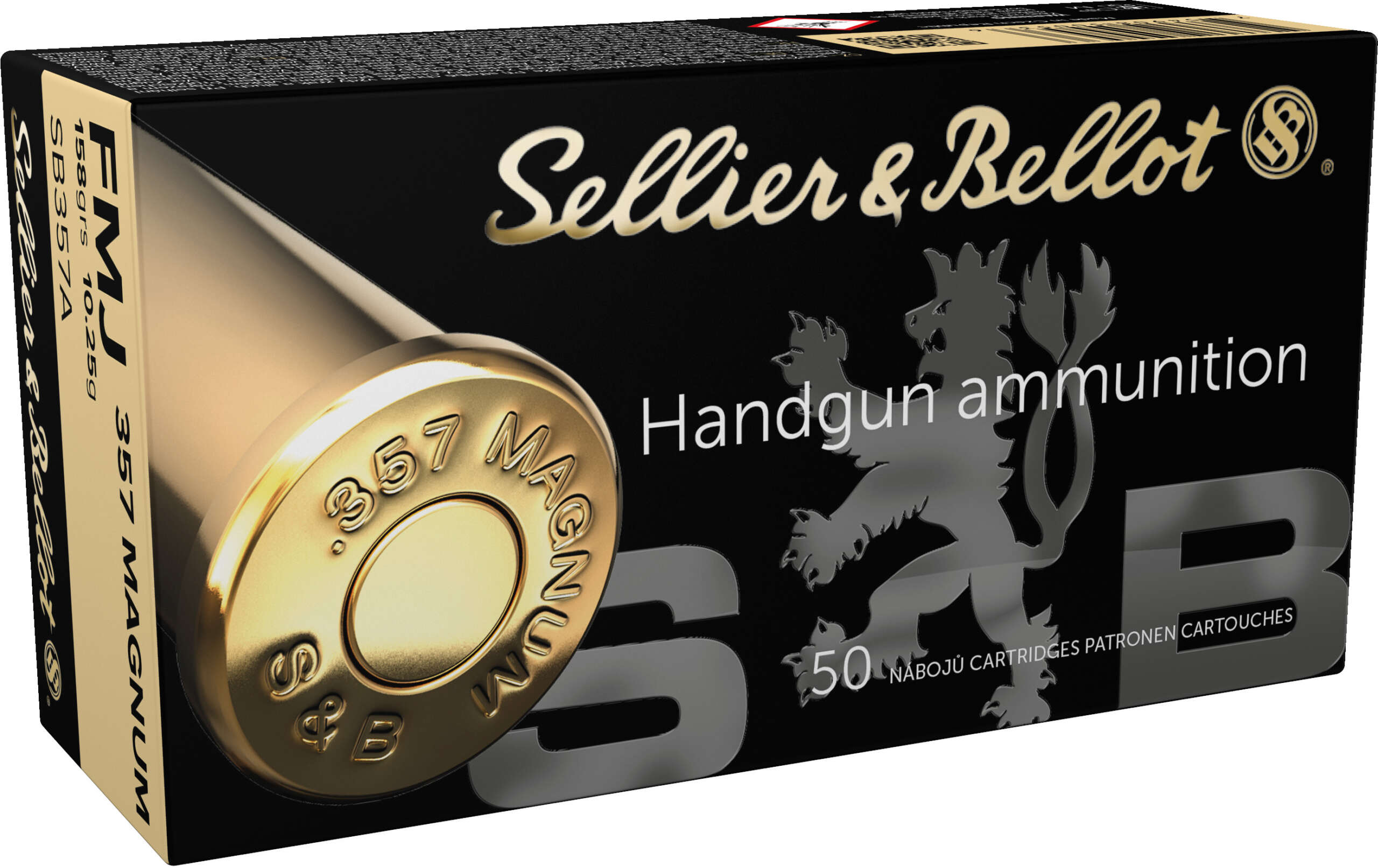 S&B 357 158GR FMJ 50RD