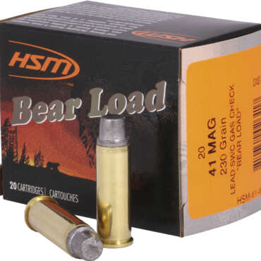 HSM 41M 230GR BEAR WAD 20RD