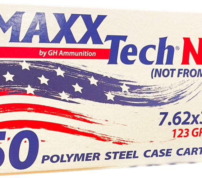 MAX 7.62X39 123GR NFR FMJ 50RD