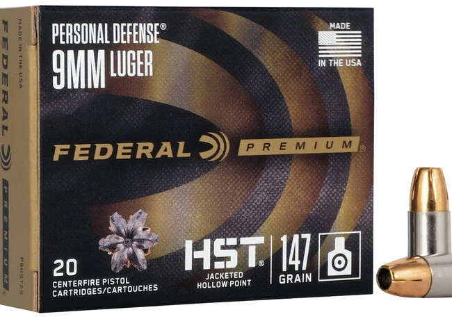 FDR 9MM 147GR HST JHP 20RD