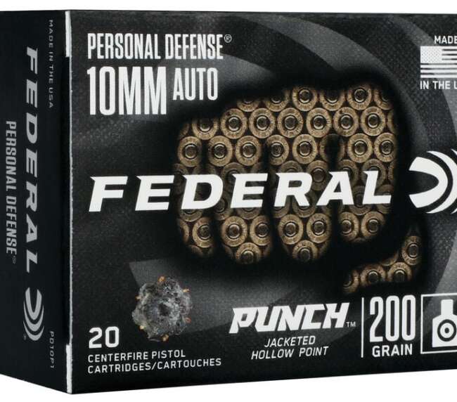 FDR 10MM 200GR PUNCH JHP 20RD